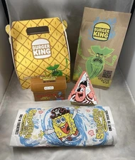 SpongeBob SquarePants Burger King 2025 BK Meal Packaging