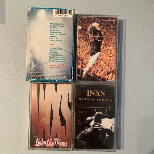 INXS 3 Cassette Lot. Live Baby Live, Listen Like Thieves, & Shabooh Shoobah. - Picture 1 of 4