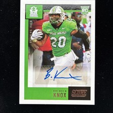 2021 Panini Chronicles Draft Picks - Score Rookie Autographs Brenden Knox SA-BKN