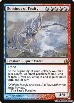 MTG Dominus of Fealty 194 Commander NM Magic