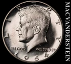 1964 Silver Kennedy Half Dollar - Choice Gem Proof  Lustrous  #K1200