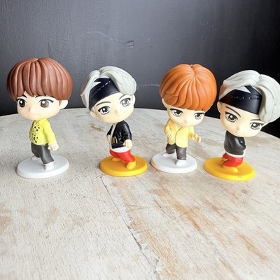 2025 McDonald s BTS TinyTAN Figures Lot of 4 K-Pop Idol Style Collectibles