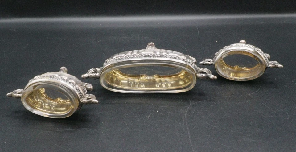 Set Sale E Pepe In Argento .800 Epoca Fine XIX Sec. Argentiere CESA ALESSANDRIA  - Immagine 4 di 4