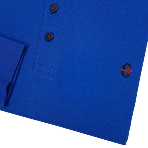 Polo Uomo Manica Lunga Cotone Leggero Taglie Forti COVERI 3XL 4XL 5XL 6XL - Imagen 4 de 17