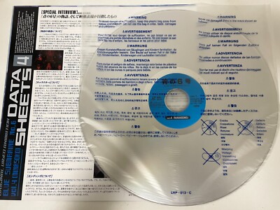 Blue Submarine No.6 Vol. 1-4 Complete set Laserdisc Lot LD Blue Submarine No.6 Vol. 1-4 Complete set Laserdisc Lot LD