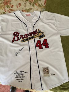 mitchell and ness hank aaron jersey