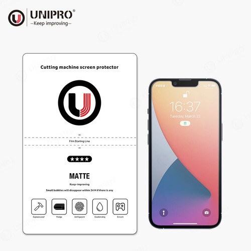 50PCS 180mm*120mm HD Matte Protection TPU Flexible Hydrogel Film For MobilePhone - 第 8/20 張圖片