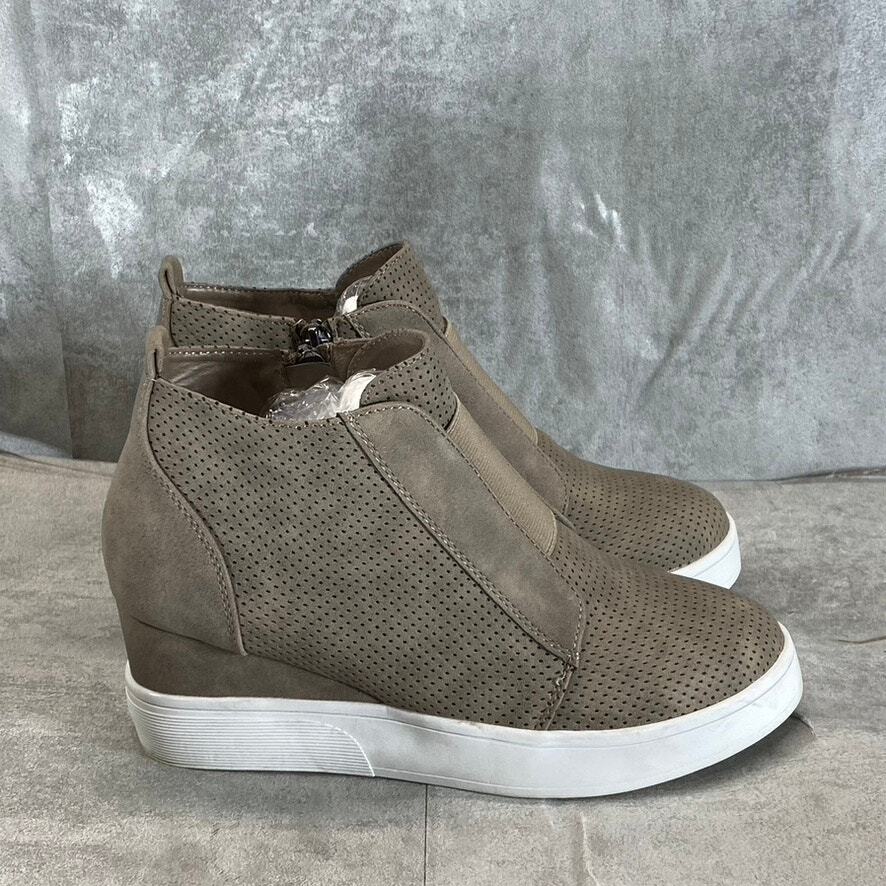 Journee Collection Taupe Wedge Sneakers JOURNEE COLLECTION Women's