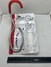 Delta Leonardo Single Bike Wall Storage Rack With Tire Tray RS4007C Silver