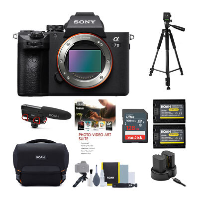 Sony Alpha a7 III Mirrorless Digital Camera Body Only Bundle with
