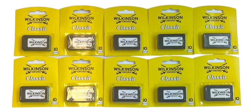 200 x Wilkinson Sword Classic Rasierklingen für Rasierhobel (20 x 10er Packung)