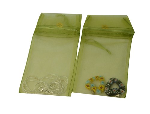 Organza Packing Drawstring Jewellery Gift Pouches Bags Birthday Wedding Party - Picture 2 of 4