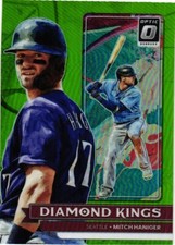 2022 OPTIC GREEN DIAMOND KINGS MITCH HANIGER BASEBALL CARD