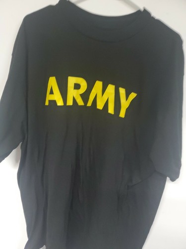 X large Black Army Workout PT T-Shirt 