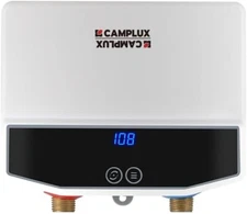 Camplux Electric 3.5kw Hot Water Heater 120V Compact Tankless Instant TE04