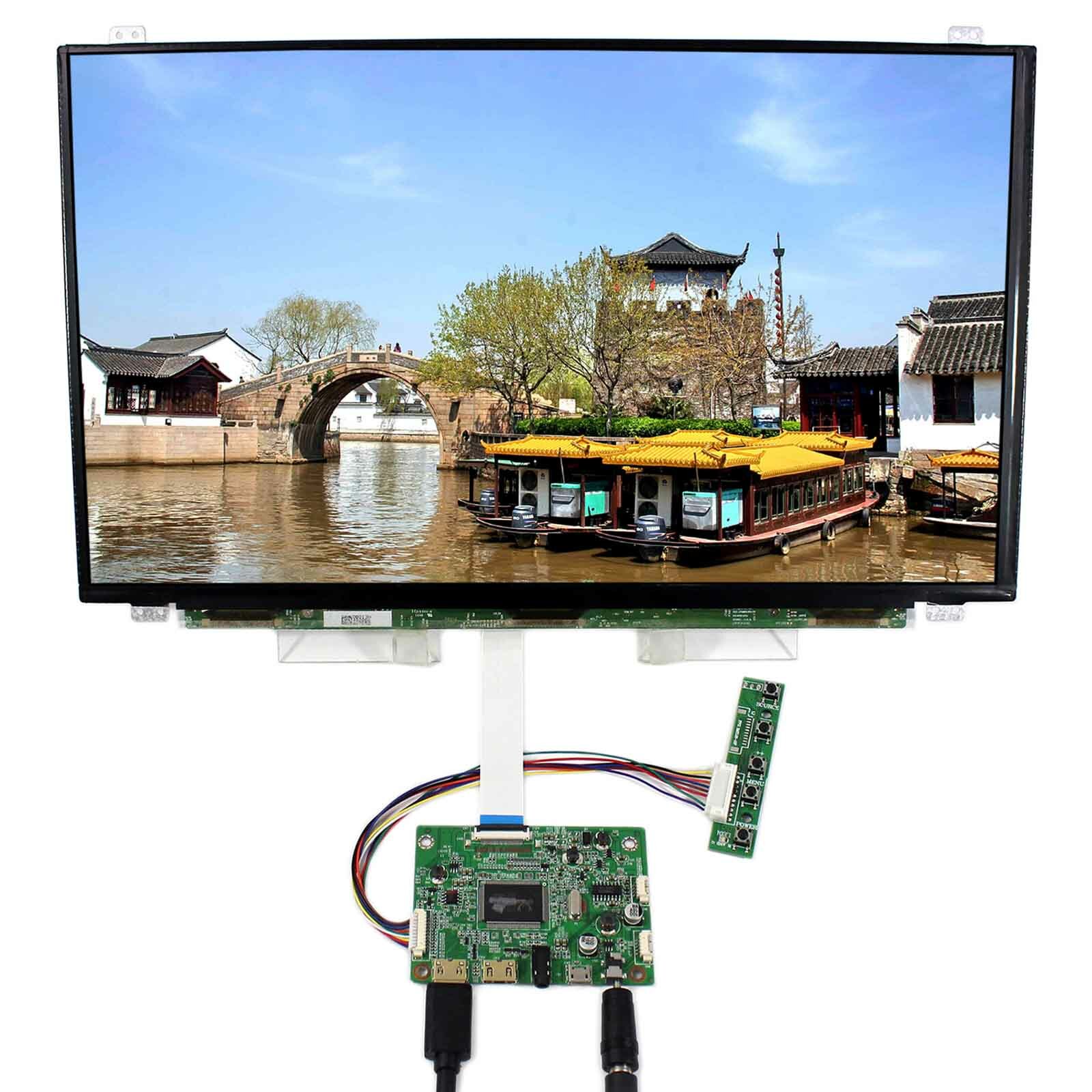 2HD Mini LCD Controller Board 15.6"" B156HAN01.2 1920X1080 IPS eDP LCD Screen