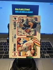 2010 Topps Football Gridiron Lineage # GL MC Joe Montana Jimmy Clausen