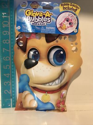 Zuru Glove A Bubbles Dog Bubble Maker Solution Wave n Play Outdoor Toys New