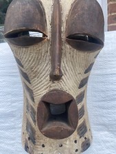 African Songye Kifwebe tribal mask  wooden Art