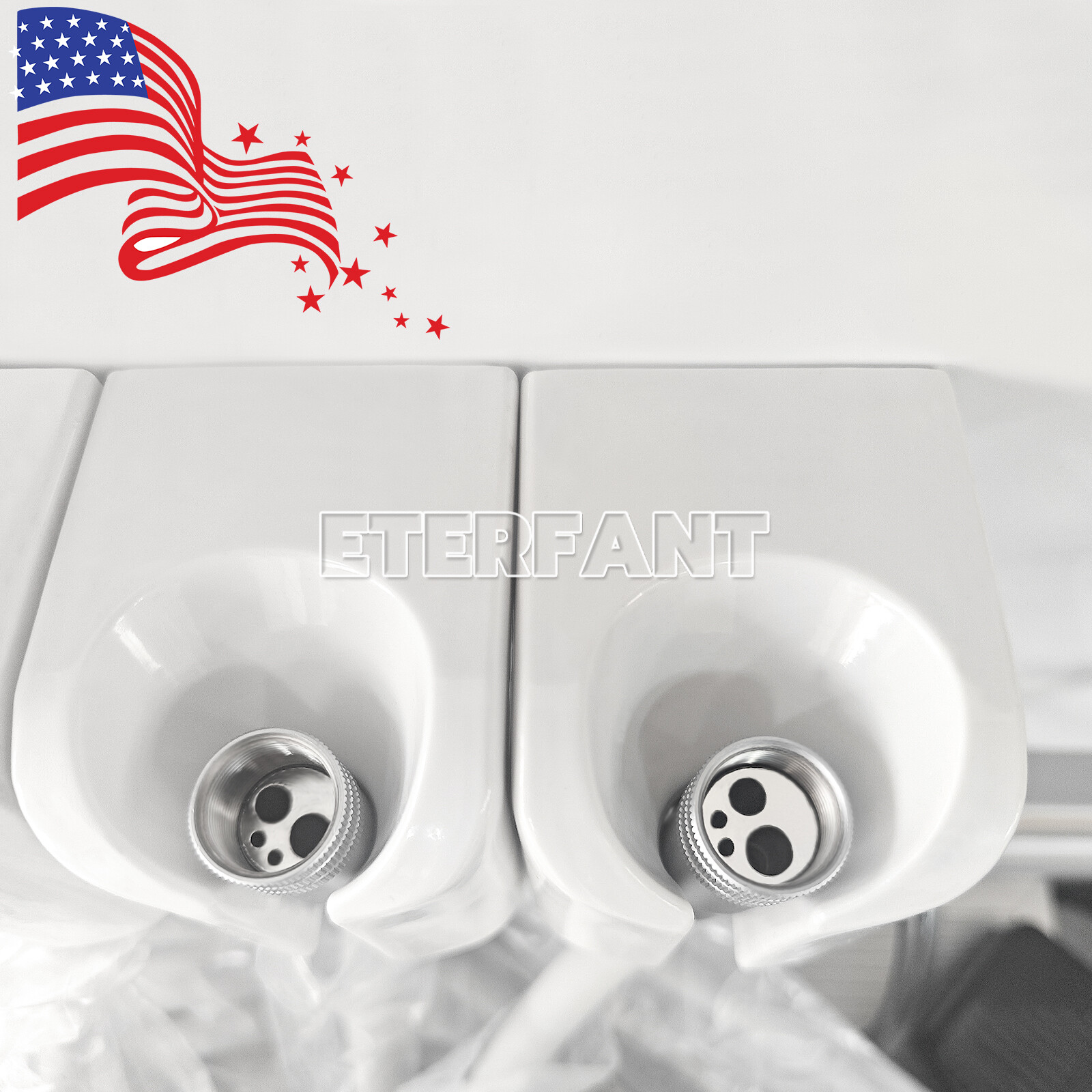 Dental Mobile Portable Delivery Unit Air Compressor Syring Suction System 4 Hole