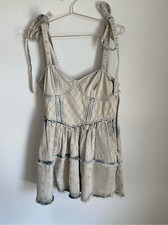 LOVESHACKFANCY Dorna Acid Wash Dress Size 12