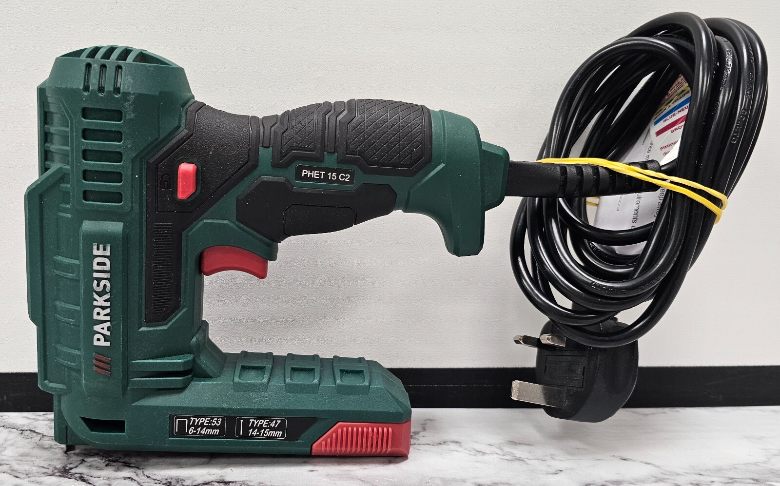 Parkside PHET 15 C2 Electric Staple Gun & Nailer c049300151077 m.hh 02/