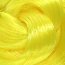 Nylon Doll Hair - Merriweather Yellow for Rerooting Custom Dolls, Doll Rehair