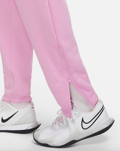 Nike Court Womens Tennis Pants Beyond Pink Fleece Sweatpants CK8436 140 - MEDIUM - Picture 5 of 8