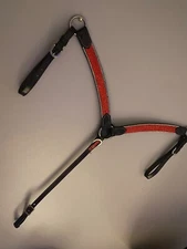 Red bling, pony sized  breast collar!! It is brand new made by me. 