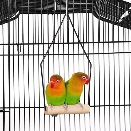 Budgie Cage Metal Parrot Bird Cage Open Top Bird Aviary for Cockatiels Canaries - Picture 6 of 9