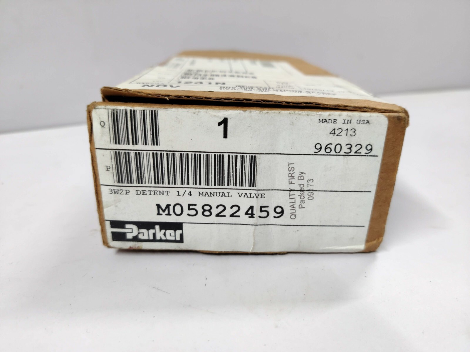 Parker M05822459 3W2P Detent 1/4 Manual Valve | eBay 