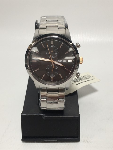 Fossil Men's Townsman FS5407 Silver 