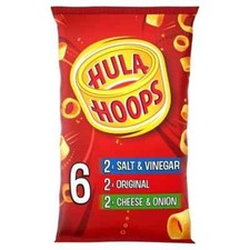 Hula Hoops Variety Multipack Crisps 6x24g - Pack of 2