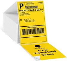 500/1000PCS 4x6 Direct Thermal Label Shipping VRETTI MUNBYN Phomemo Lot