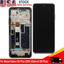 7.0" LCD Touch Screen Digitizer Frame For Boost Celero3 5G / Celero 5G Plus 2024