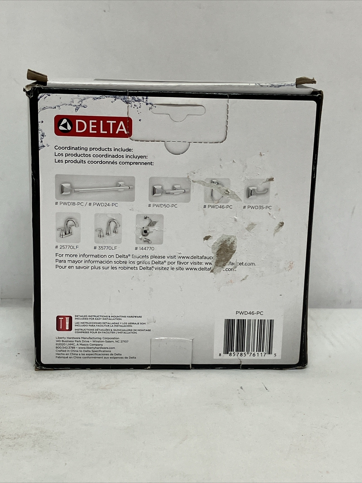 Delta Portwood Towel Ring in Chrome Pwd46pc for sale online eBay