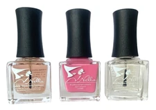 Healthier Nail Polish by NELLA + All-In-One, Base & Topcoat & Cuticle Treatment