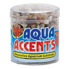 RA-Zoo Med Aqua Accents Decorative Substrate - Light River Pebbles - 0.5 lb