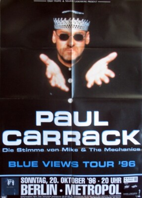 CARRACK, PAUL - 1996 - In Concert - Blue Views Tour - Poster - Berlin
