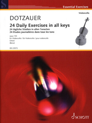 24 tägliche Studien für Cello op. 155, Dotzauer - PORTOFREI VOM MUSIKFACHHÄNDLER