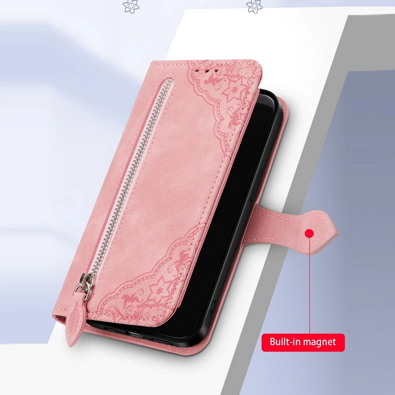 Genuine Leather For Xiaomi Redmi Note 14 13 12 11 Pro 13T Wallet Case Flip Cover - Image 4 of 4