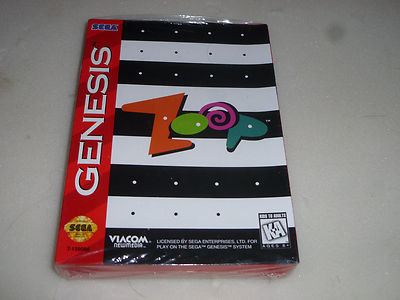 FACTORY SEALED BRAND NEW SEGA GENESIS GAME ZOOP VIACOM CDX NOMAD JVC XEYE