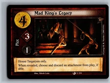 A Game of Thrones CCG Mad King's Legacy #234 GOT TCG Ice and Fire Edition