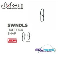 MOSCHETTONE PESCA JATSUI DUOLOCK SNAP CON DOPPIA CHIUSURA MOLTO RESISTENTE 10PZ