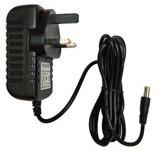 POWER SUPPLY FOR THE YAMAHA EZ200-K KEYBOARD ADAPTER UK 12V (2 METER) 