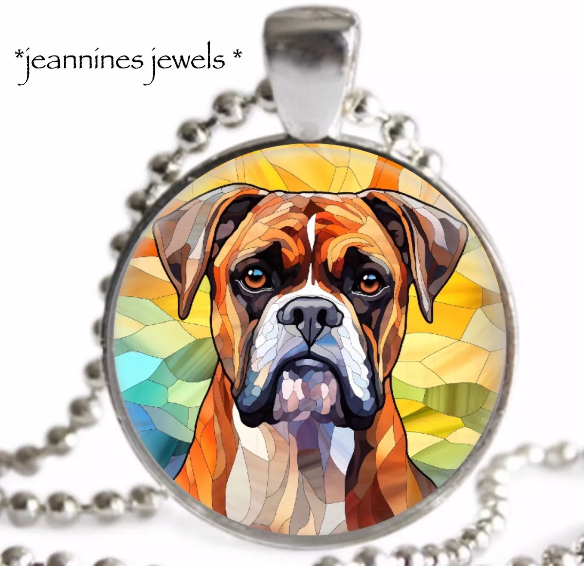 Boxer dog hotsell necklace