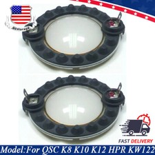 2 PIEZAS Reemplazar Diafragma QSC K8, K10, K12, Serie HPR QSC SP-000184-00, 8Ω
