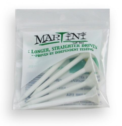 New Authentic White Martini Golf Tees You choose the No. of Tees - Picture 1 of 1