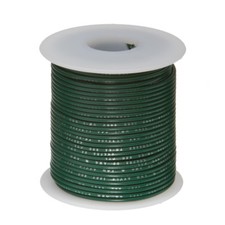 20 AWG Gauge Stranded Hook Up Wire Green 100 ft 0.0320" UL1015 600 Volts