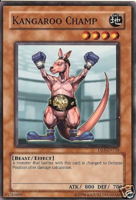 YU-GI-OH CARD: KANGAROO CHAMP - DR3-EN136 - MINT !! | eBay